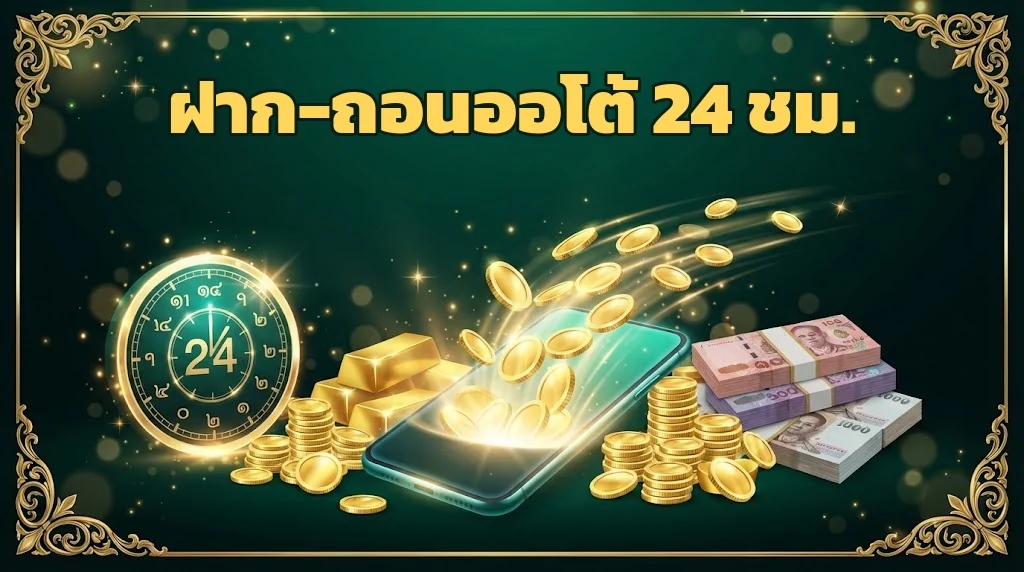 ระบบฝาก-ถอนอัตโนมัติของ jdm888 รวดเร็วตลอด 24 ชั่วโมง