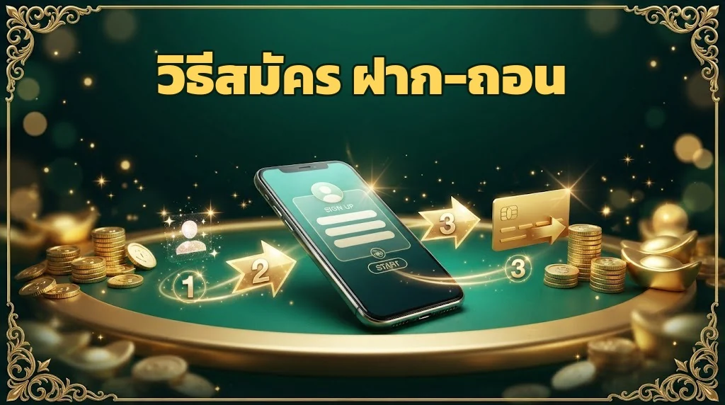 ขั้นตอนสมัครและฝากถอน jdm888 แบบละเอียดทีละขั้น